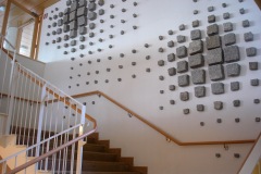 Neuronale Netze, 2006 	Künstlerische Gestaltung des Eingangsbereiches, im Seniorenheim in Klobenstein, Ritten, I